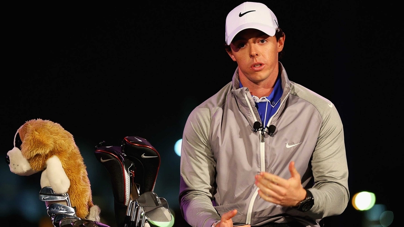 McIlroy pictured at the unveiling