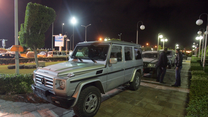 Shots were fired at Guido De Sanctis' car on Saturday