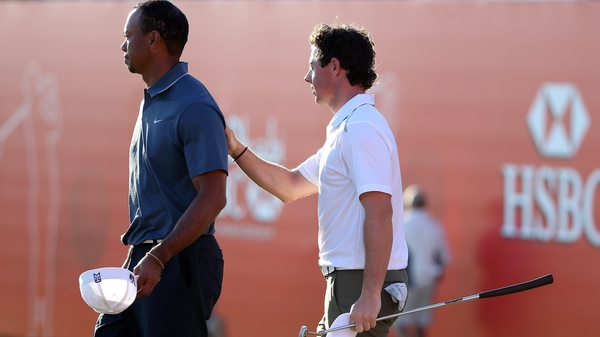 Tiger Woods and Rory McIlroy will both be kicking their heels this weekend