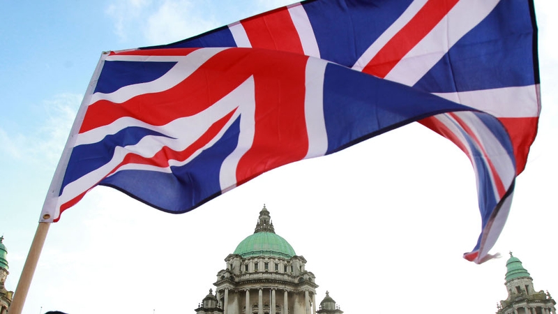 Peaceful rally held by loyalists outside Belfast City Hall
