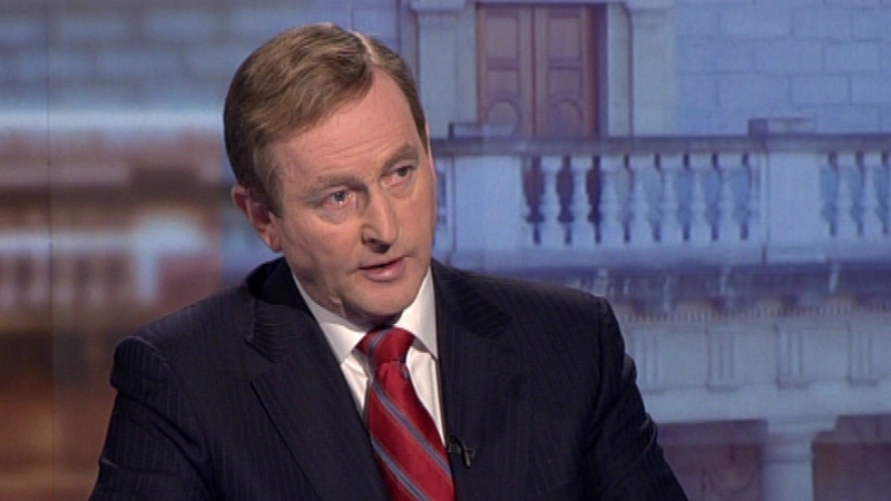 Enda Kenny said the Government wants to achieve €1bn in savings over the next three years
