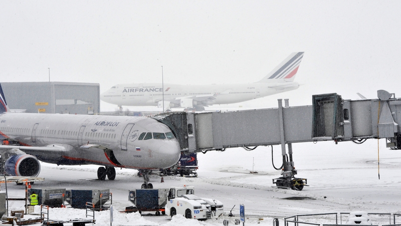 Many of Europe's major airports, such as Charles de Gaulle in Paris, have been affected by snow storms