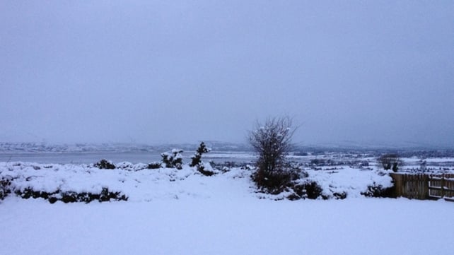 Snowfall in Co Kerry (Picture: Donna Giffen)