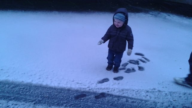 'Seeing snow for the first time!' - Nicola Hale