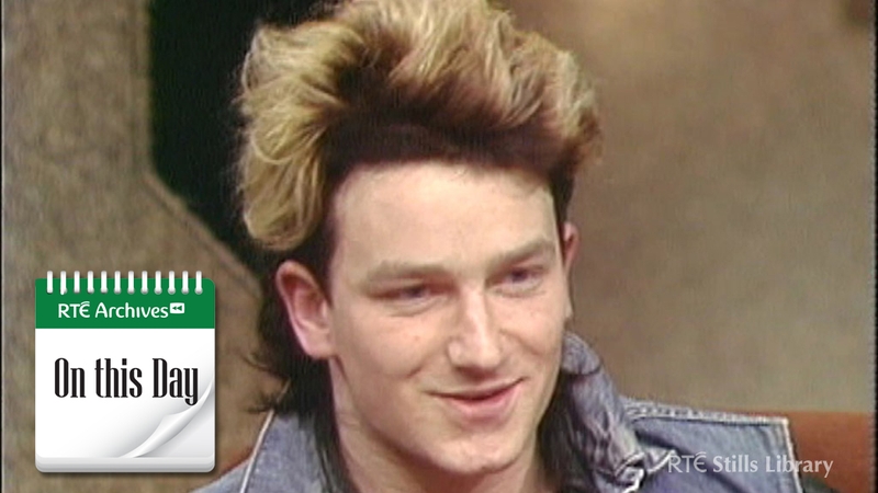 Bono - A Late Late guest on January 22 1983