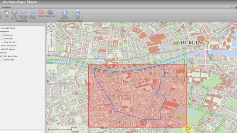 It will use online mapping technology to show details and locations of 40 years of digs in the city