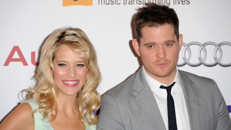 Michael Bublé with his wife, Luisana Lopilato