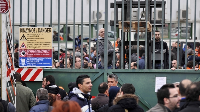 Subway lines in Athens remained shut for the ninth day