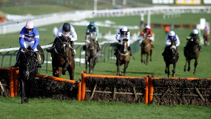 Rolling Star and Irish Saint could lock horns at Cheltenham for a second time after fighting out an exciting finish at Prestbury Park on Festival Trials Day