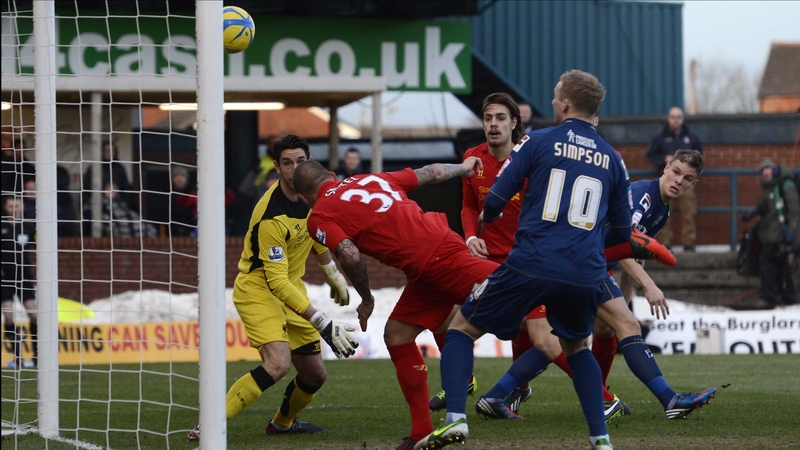 Matt Smith put Oldham ahead on three minutes