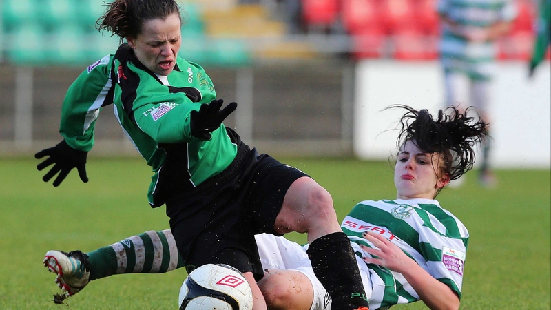 Sara Lawlor scored a hat-trick for Peamount United
