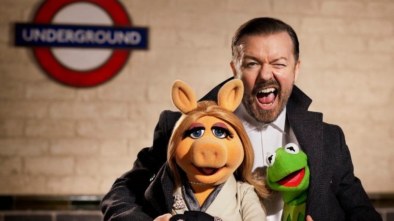 Ricky Gervais loves working with The Muppets