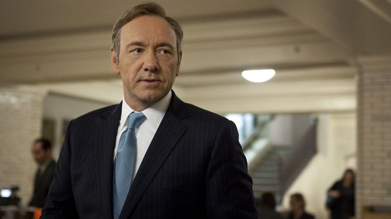 Kevin Spacey as Frank Underwood in House of Cards