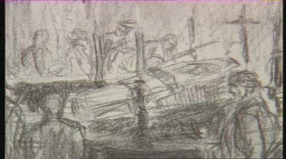 Funeral of O'Donovan Rossa by Jack B Yeats