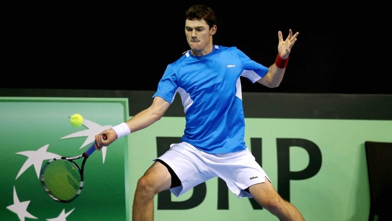 21-year-old Sam Barry was the star of Ireland’s Davis Cup team earlier this year