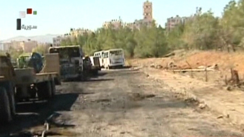 Diplomats, Syrian rebels and security sources said Israeli jets bombed a convoy near the Lebanese border on Wednesday