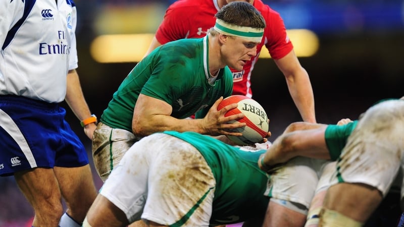 O'Driscoll stood in at scrum half as Ireland beat Wales for the first time since 2009 in Cardiff