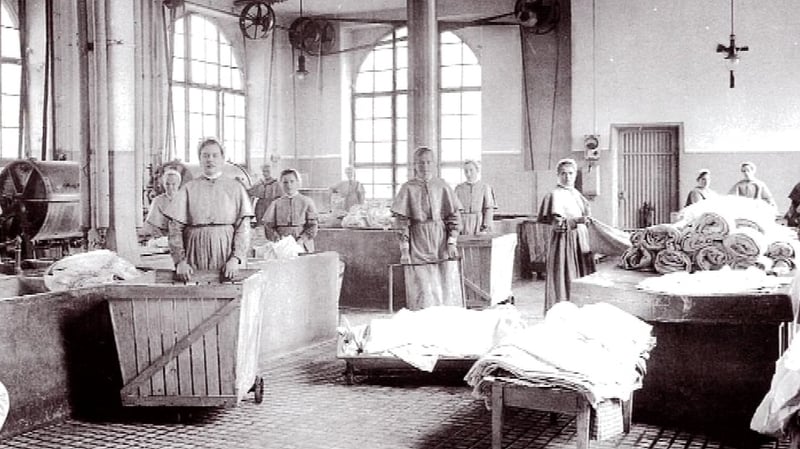 Eamon Gilmore said what women endured in the Magdalene Laundries was 'wrong' (Pic: IFI, Irish Film Archive)