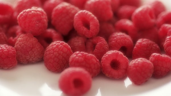 Compote of Raspberries with Sweet Geranium