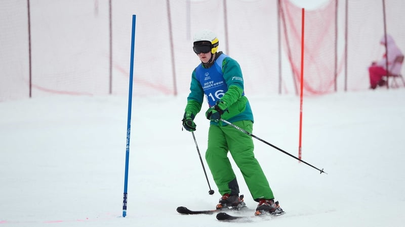 Stuart Brierton claimed a silver medal for Ireland on the last day of the 2013 Special Olympics World Winter Games