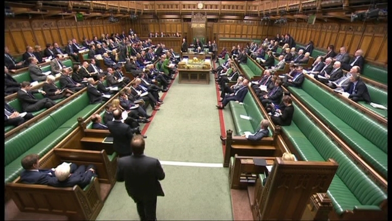 The Commons vote on the gay marriage bill took place this evening