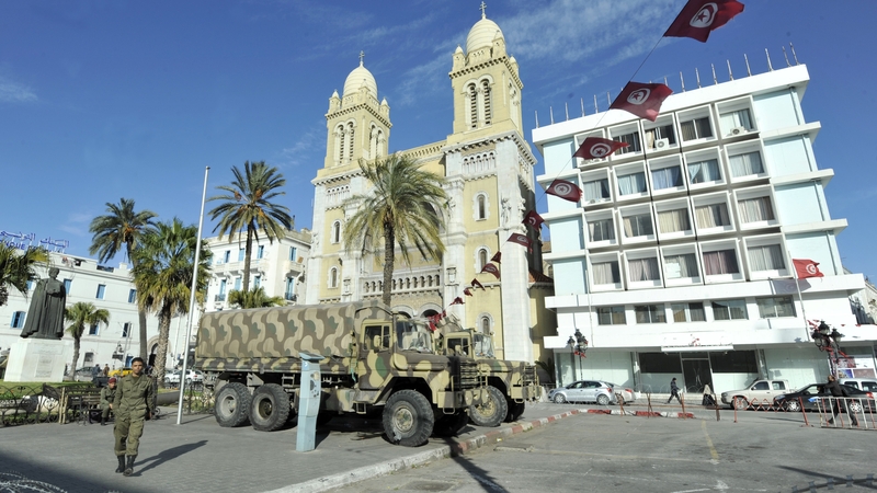 The killing comes as Tunisia struggles with social and religious tensions after its longtime dictator was overthrown two years ago