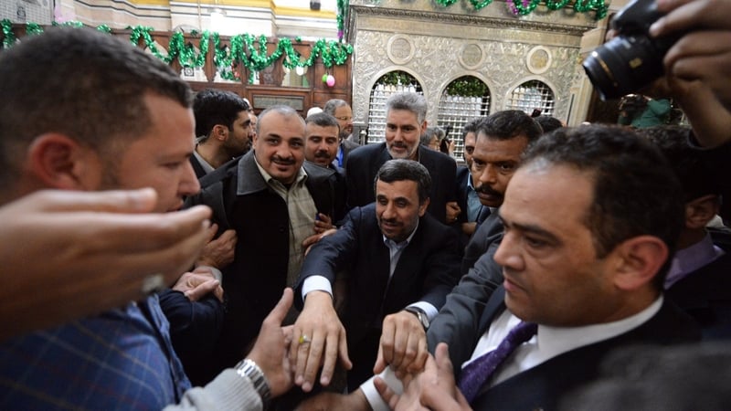 Mahmoud Ahmadinejad is the first Iranian leader to visit Egypt in more than 30 years