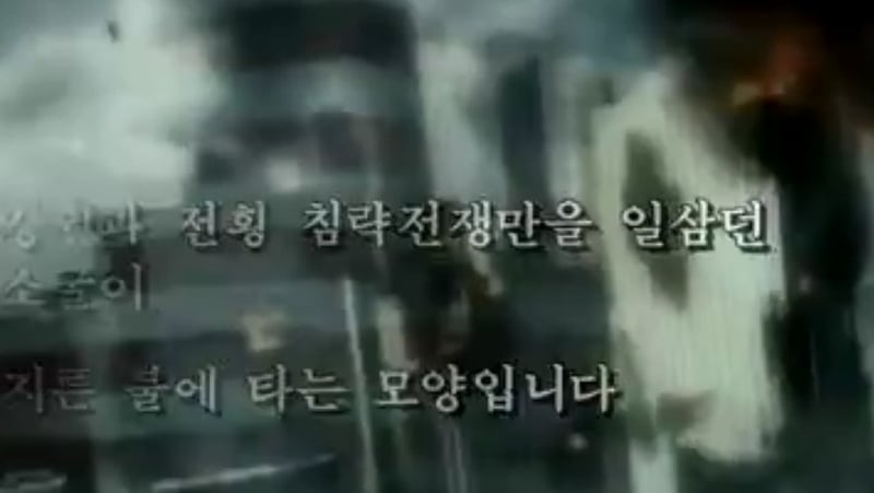 The video graphically renderswhat appears to be a North Korean's dream of the future (Pic: Liveleak)