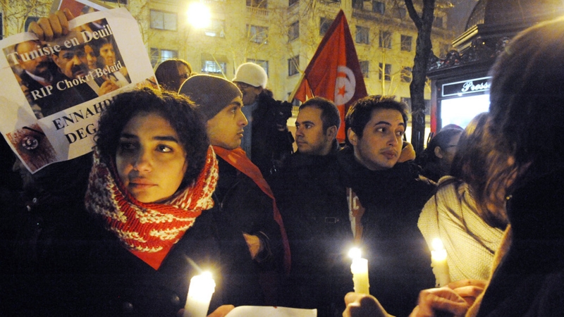 The death of Chokri Belaid sparked protests