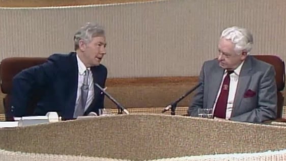 Gay Byrne and Philip Greene