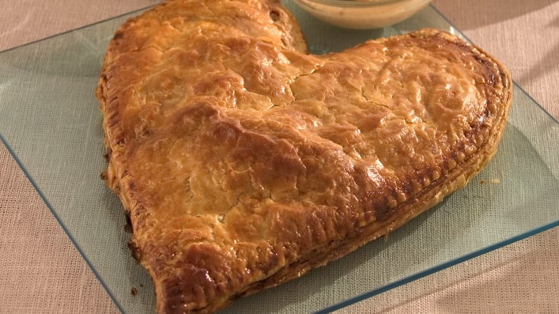 A heart-sized meal for couples in love.