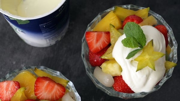 Exotic Fruit Salad With Aromatic Syrup