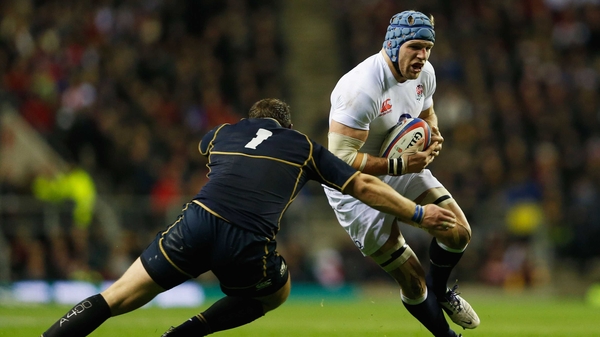 James Haskell starts his first game for England in two years