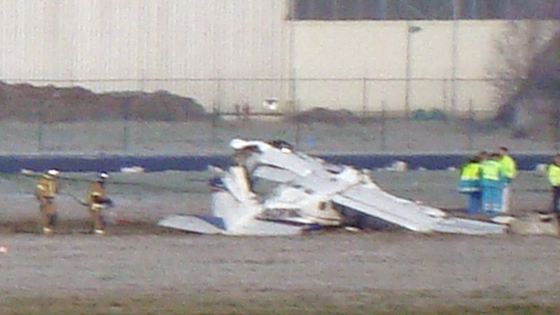 The airport was closed for six hours after the accident, but has since re-opened