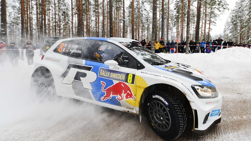Ogier closes in on victory in Sweden