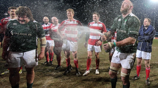 Trevor Brennan gives Shane Byrne a taste of the good life