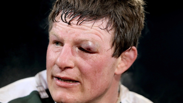 The grizzled Malcolm O'Kelly sustained a serious shiner in Donnybrook