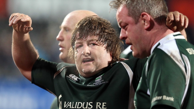 Shane Byrne and Mick Galwey get reacquainted