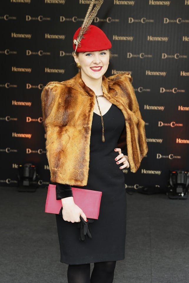 Elaine Wynne from Kildare at the Hennessy Gold Cup