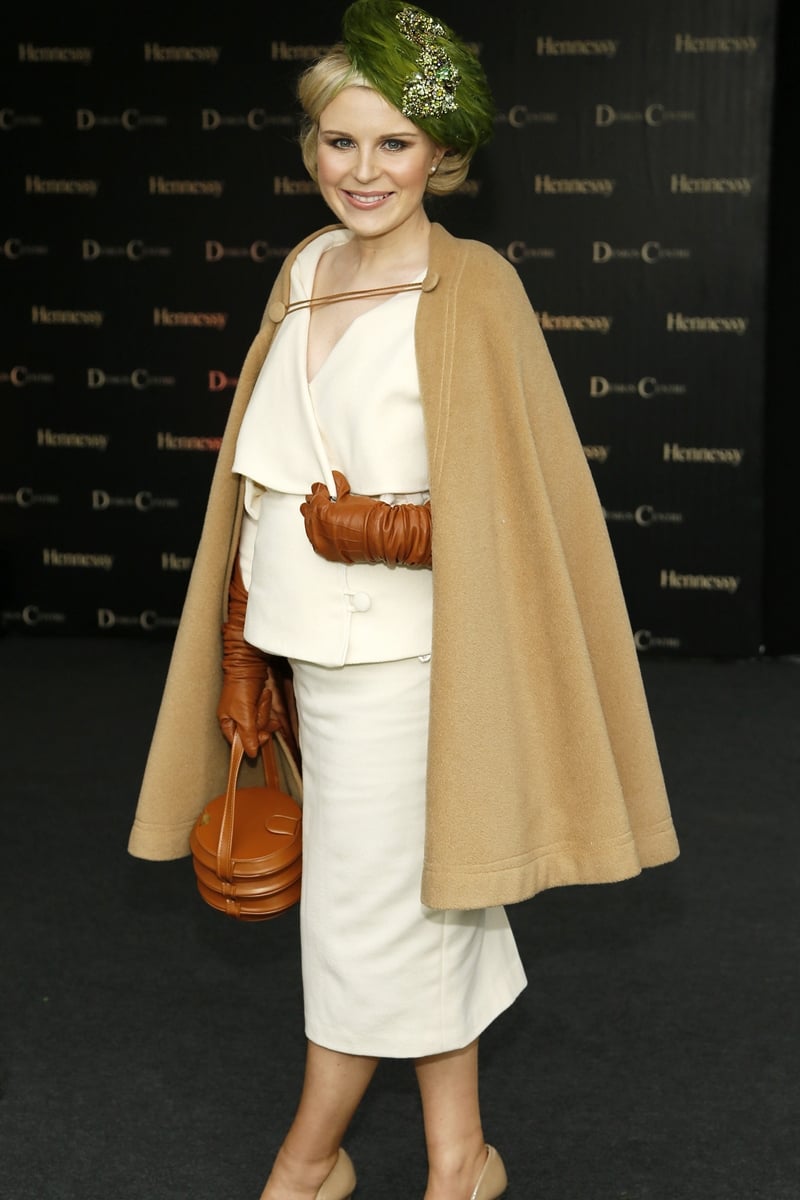 Finalist Annemarie Blennerhasset from Dublin at the Hennessy Gold Cup