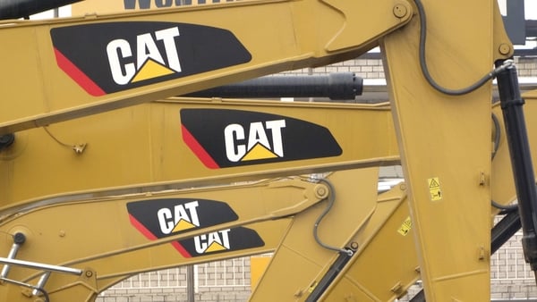 Caterpillar said its total fourth quarter sales fell by 8.4% to $13.14 billion