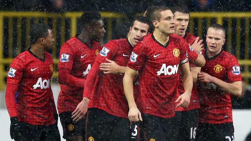 Manchester United are closing in on title No 13 under Alex Ferguson