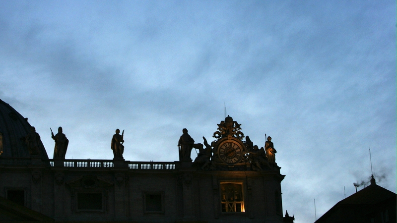 Black smoke indicates the new pope has not yet been chosen