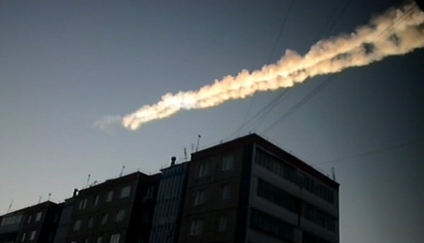 Local residents said they witnessed burning objects in the sky