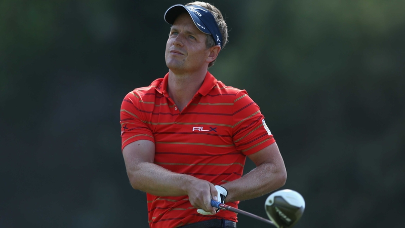 Luke Donald only completed 11 holes of his opening round
