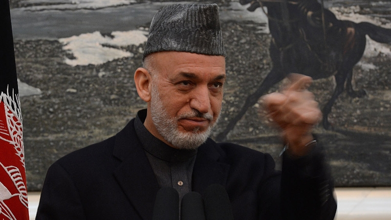 Hamid Karzai expressed his anger over the deaths of ten civilians in a NATO air strike on Wednesday