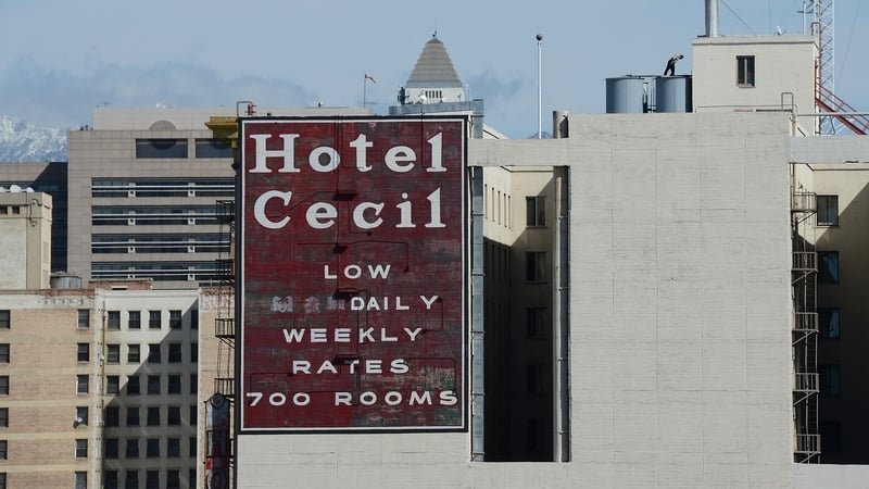 The body of a Canadian woman was later discovered at the bottom of one of four cisterns on the roof of Hotel Cecil