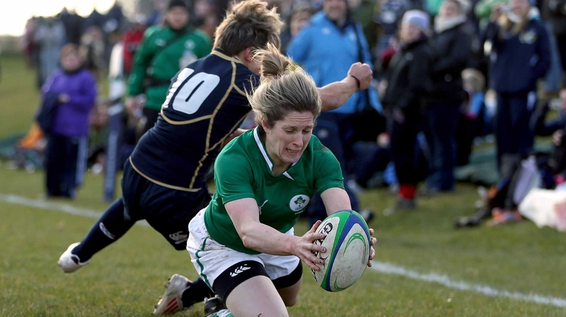Alison Miller was among the try scorers for Ireland