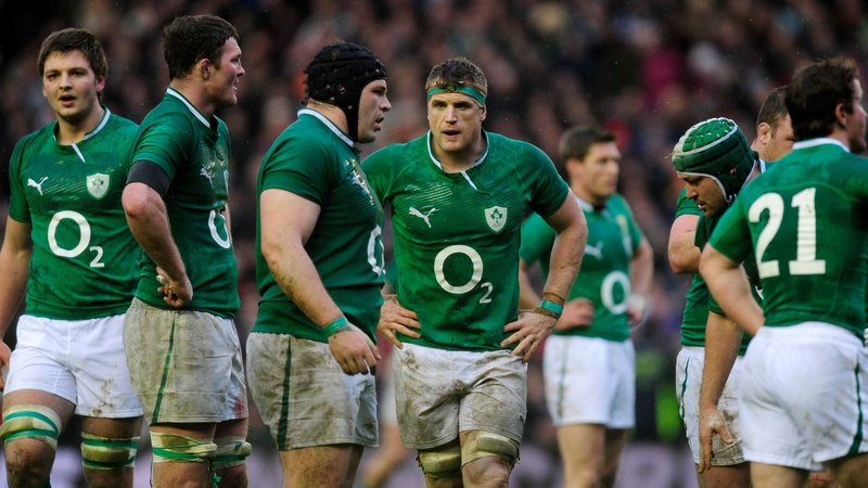 Jamie Heaslip's Ireland have dropped to seventh in the IRB World Rankings