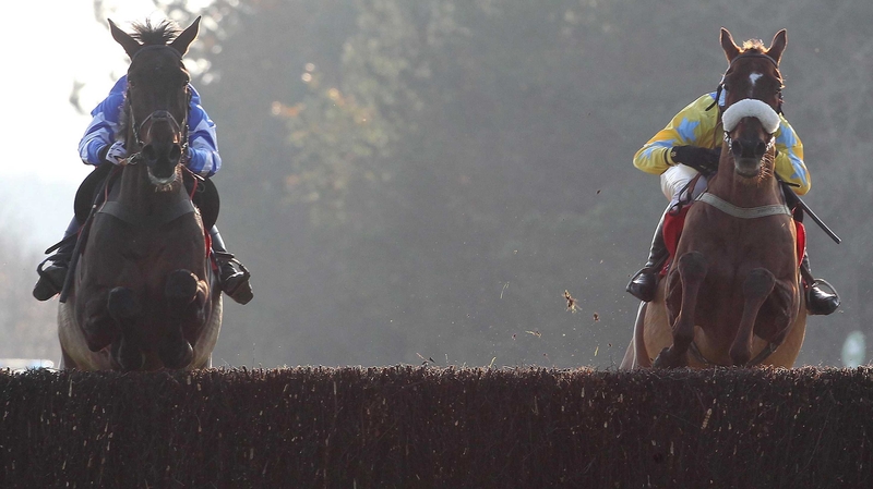 Lucky William (left) and old foe Days Hotel (right) will not meet in the Fortria Chase at Navan